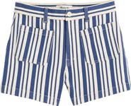 Madewell The Emmy Stripe Patch Pocket Shorts