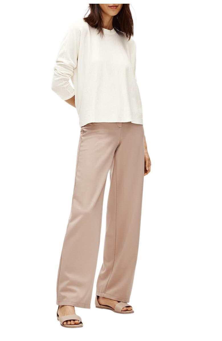 Eileen Fisher Organic Linen Blend Boxy Top, Alternate, color, 
