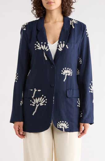 Kamielle Floral Embroidered Blazer