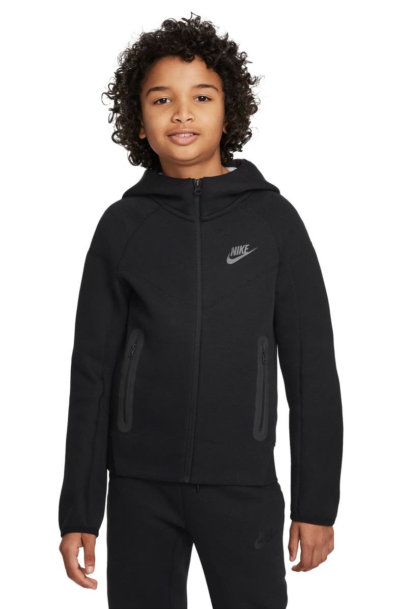 Nike Kids' Tech Fleece Full Zip Hoodie, Main, color, 