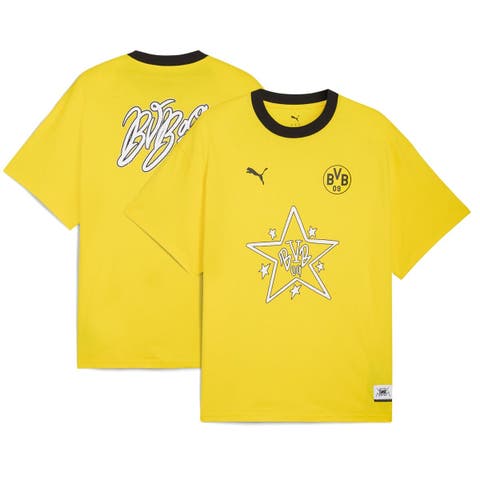 Men's Puma Yellow Borussia Dortmund 2025 FIFA Club World Cup Hoops T-Shirt