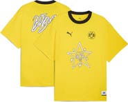 PUMA Men's Puma Yellow Borussia Dortmund 2025 FIFA Club World Cup Hoops T-Shirt