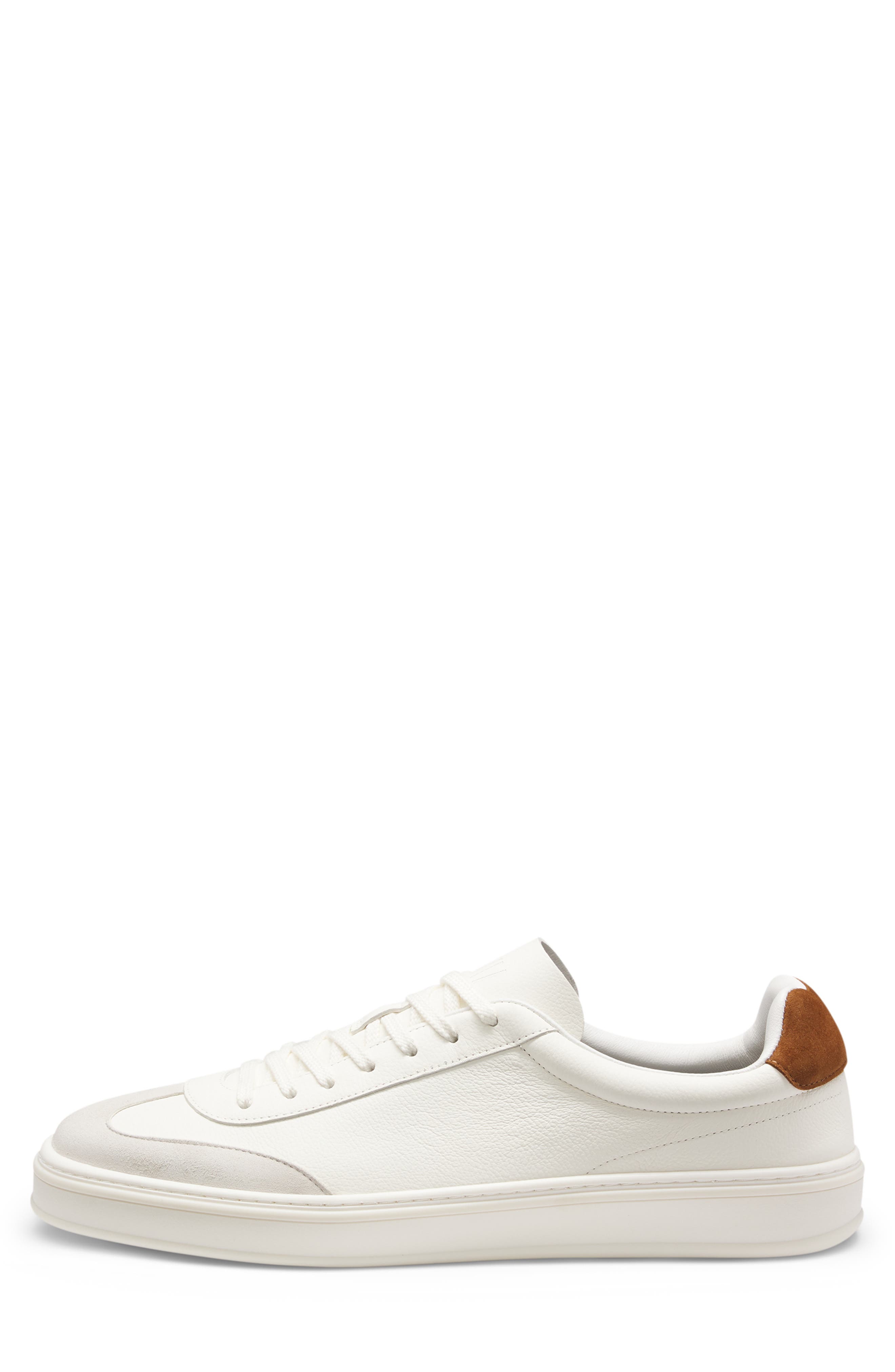 BOSS Zarek Low Top Sneaker, Alternate, color, Open White
