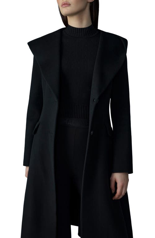 Mackage Hooded Coat With Removable Bib In Black
