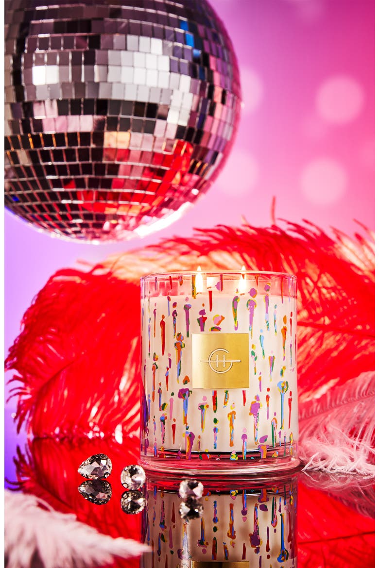 Born to Be Extra Scented Soy Candle, Alternate, color, CLEAR