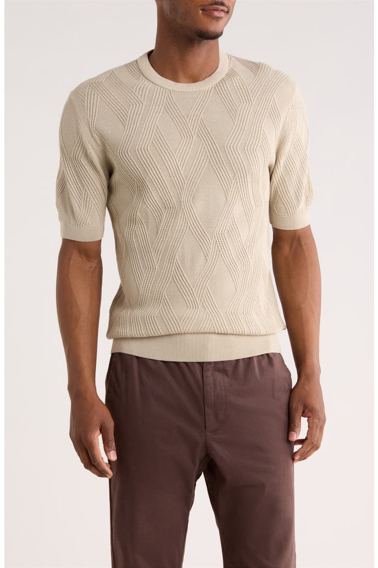 Sweater T-Shirt, Main, color, SAND TEXTURED
