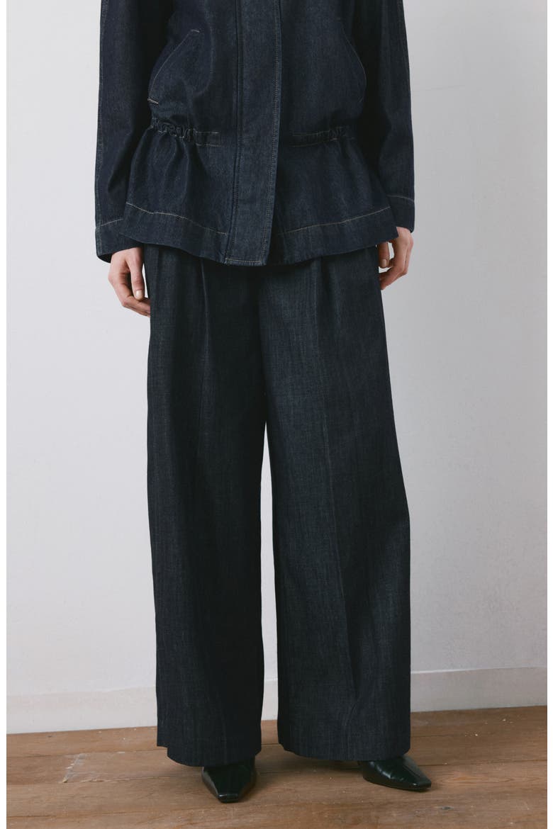 Wide Leg Trouser Jeans, Alternate, color, OPEN BLUE
