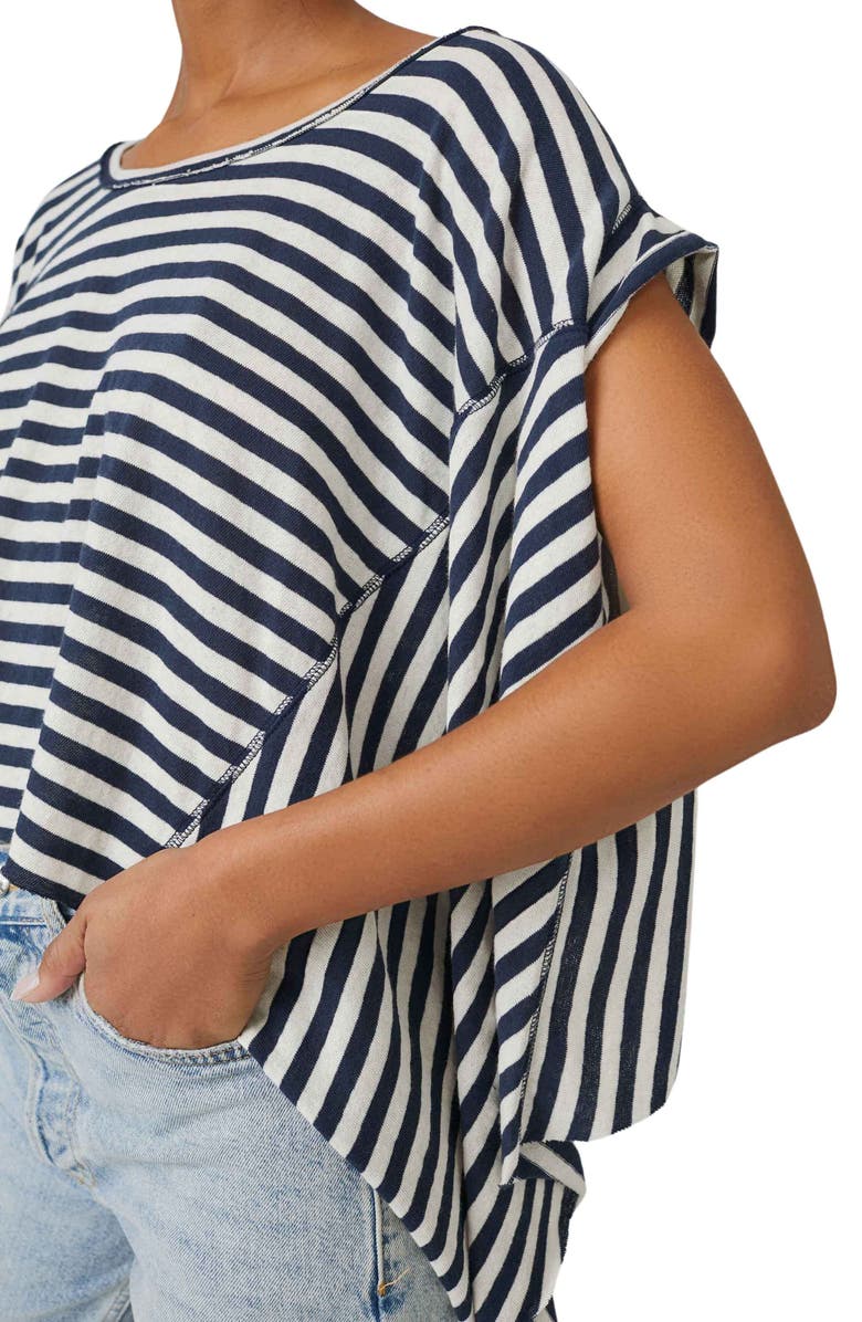 Free People Angel Stripe T-Shirt, Alternate, color, 