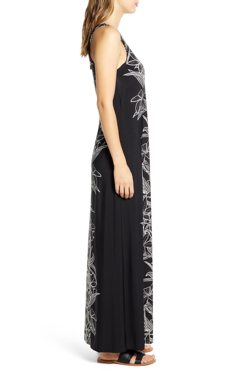 Tommy Bahama Midnight Blooms Maxi Dress, Alternate, color,