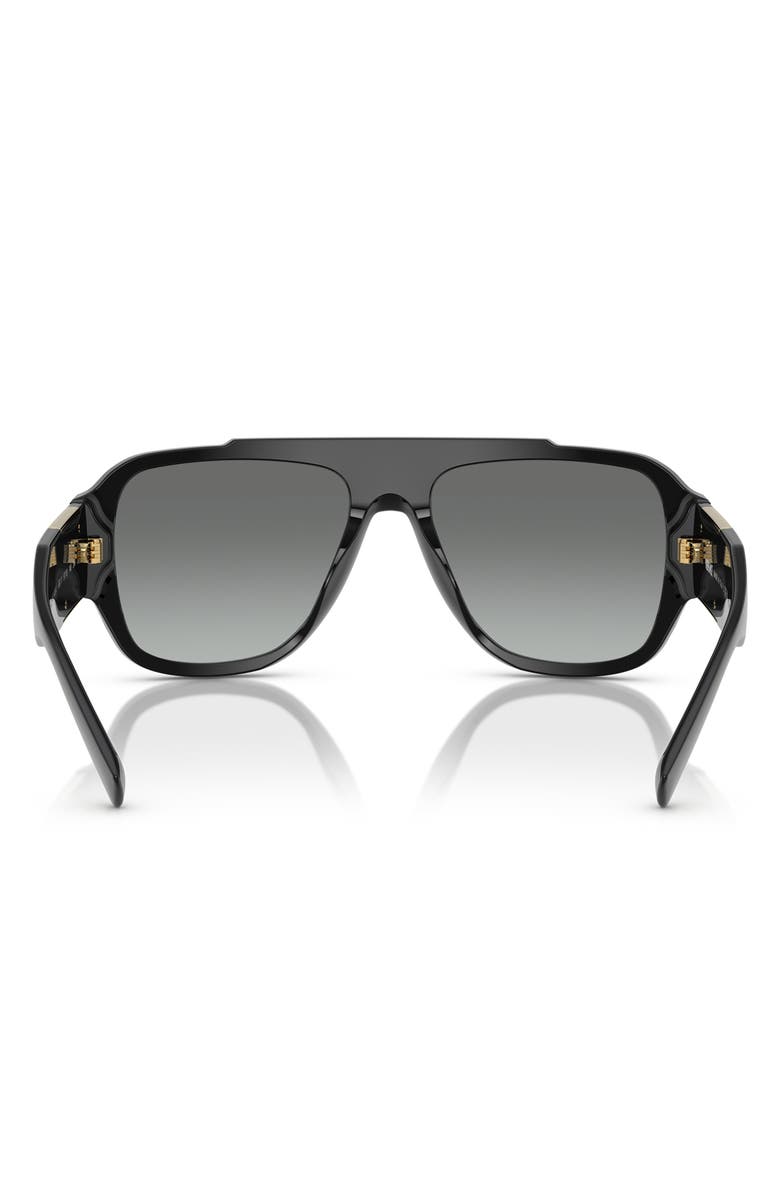 Versace 57mm Shield Sunglasses, Alternate, color, 
