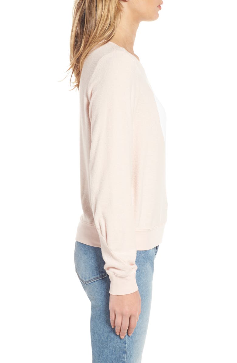 DREAM SCENE Heart Sweatshirt, Alternate, color,