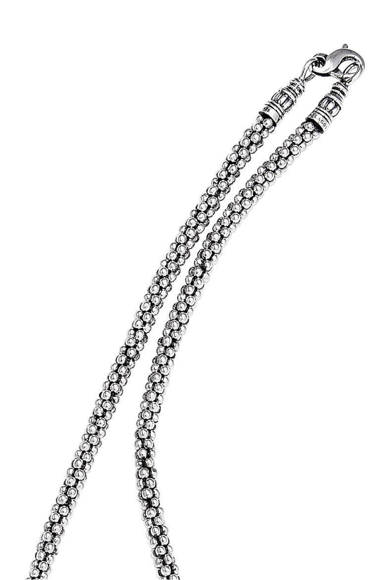 Sterling Silver Caviar Chain Necklace, Alternate, color, STERLING SILVER