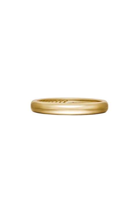 DY 18K Gold Classic Band Ring