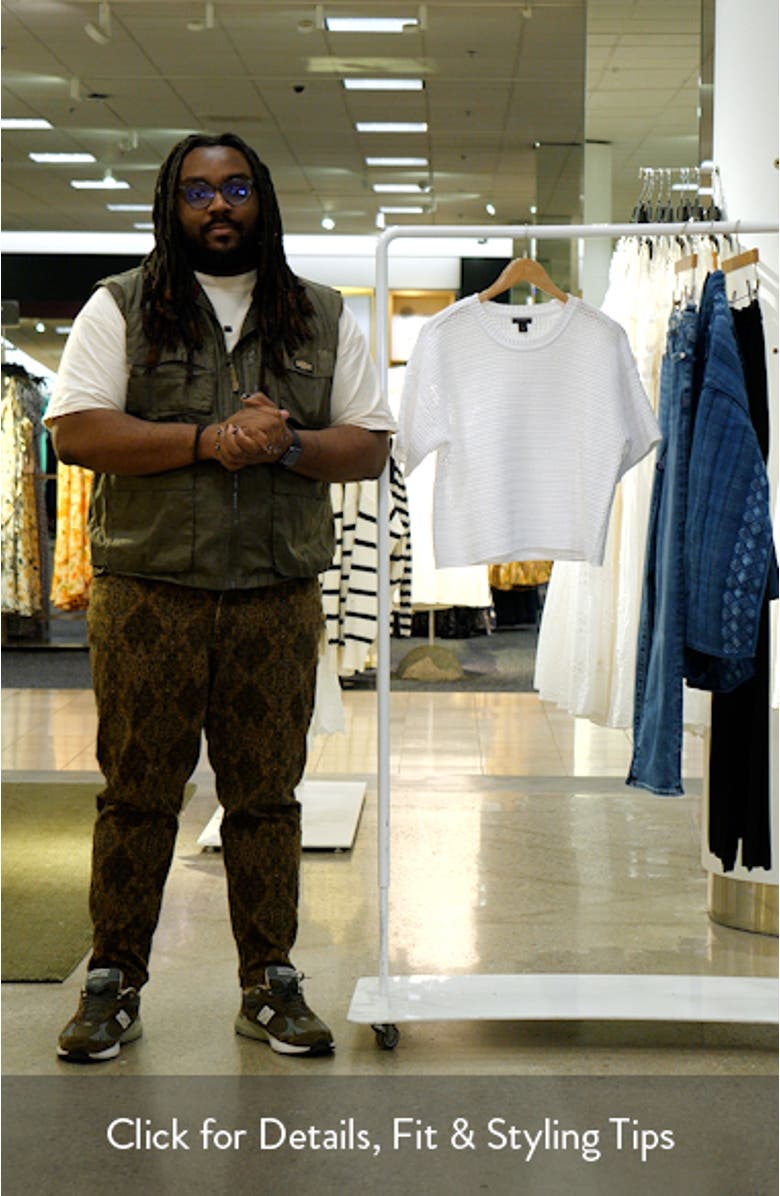 Cotton Short Sleeve Sweater, sales video thumbnail