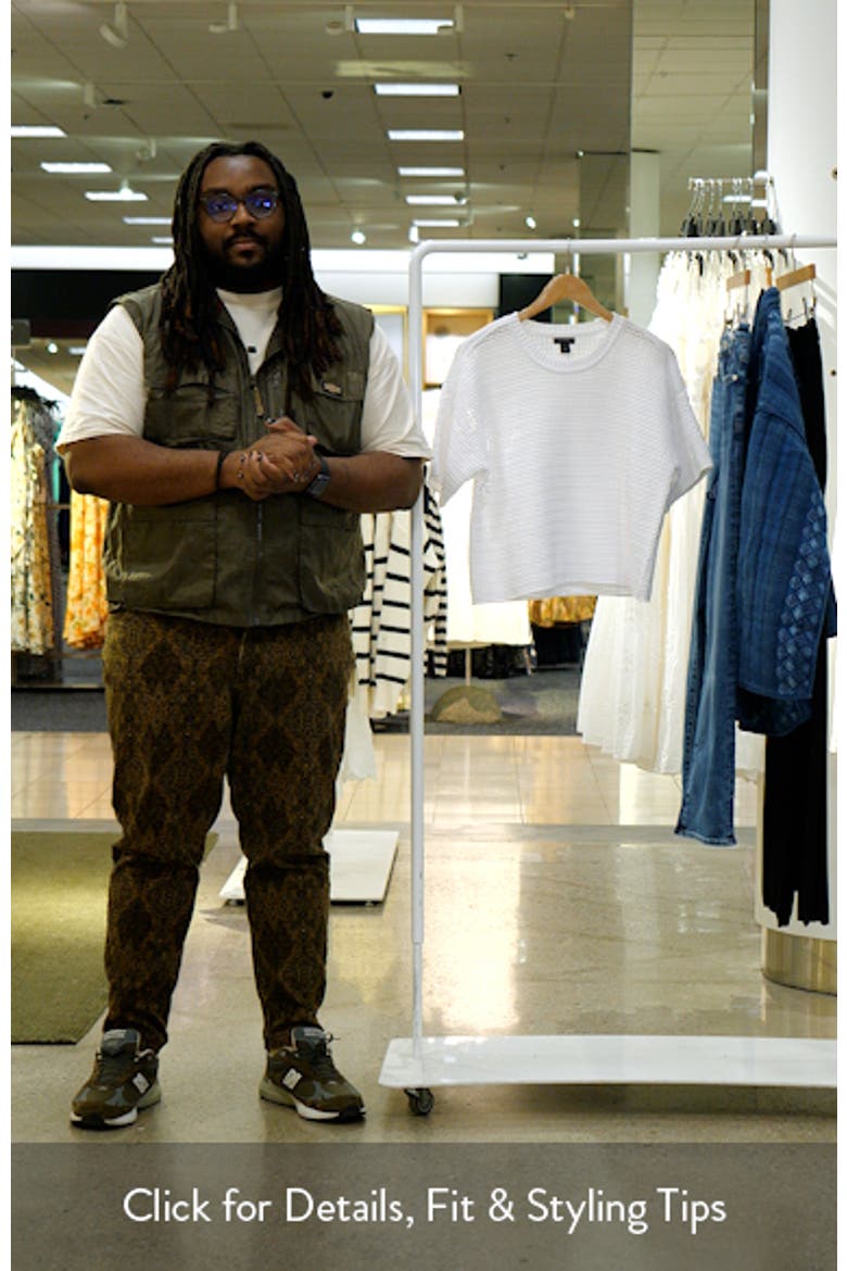 Cotton Short Sleeve Sweater video