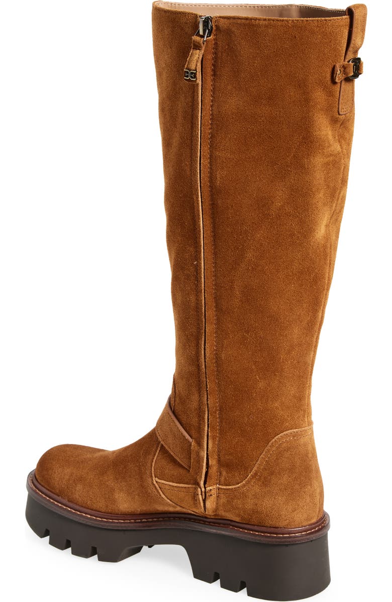 Sam Edelman Carter Knee High Boot, Alternate, color, Amber Brown
