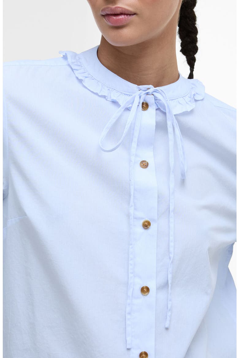 Cecelia Cotton Shirt, Alternate, color, ICE BLUE STRIPE