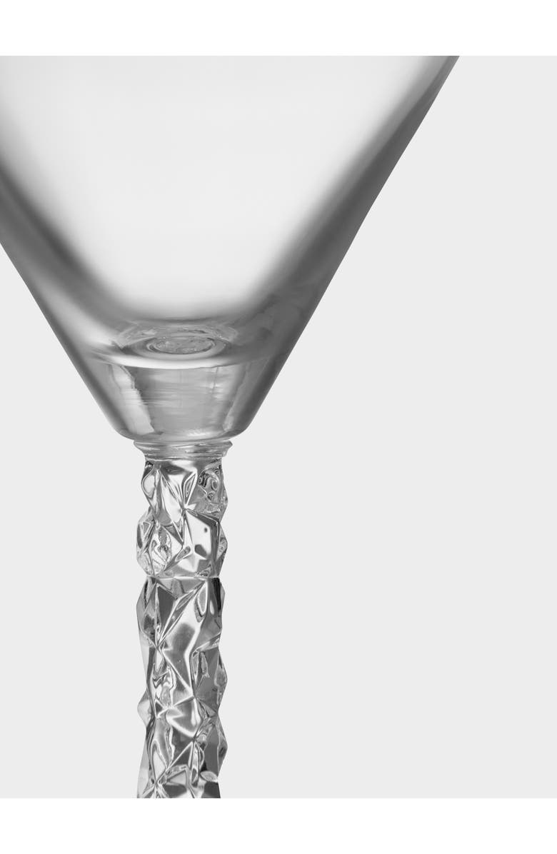 Orrefors Carat Set of 2 Crystal Martini Glasses, Alternate, color, Clear