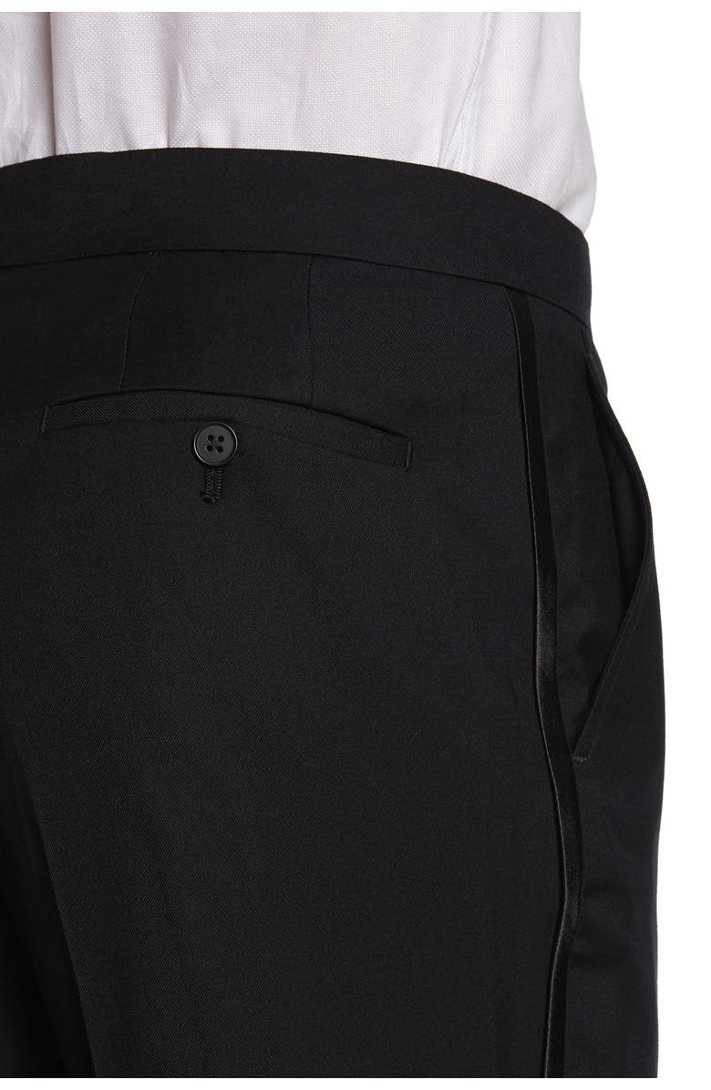 SAVILE ROW CO Slim Fit Satin Shawl 2-Piece Tuxedo, Alternate, color, 