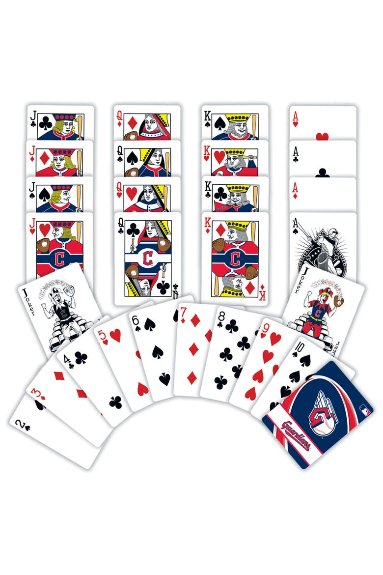 Cleveland Guardians Playing Cards, Alternate, color, Multicolor