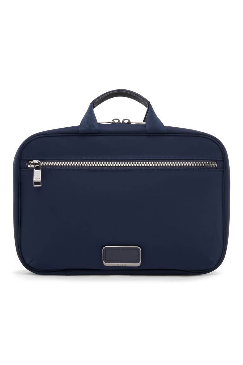 Madeline Cosmetics Bag, Main, color, INDIGO