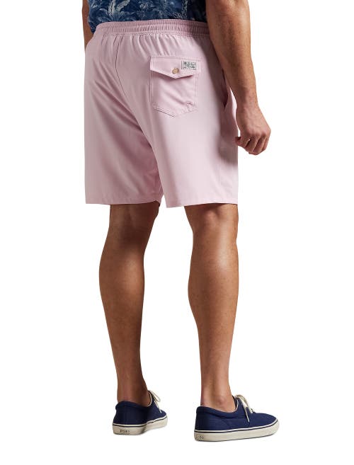 Polo Ralph Lauren White/pink Striped Swim Trunks