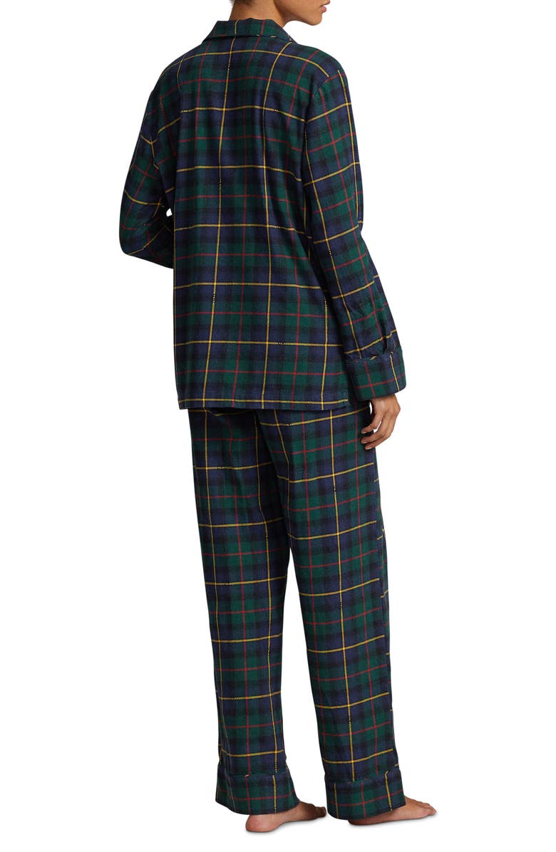 Polo Ralph Lauren Madison Plaid Organic Cotton Pajamas, Alternate, color, Polo Tartan