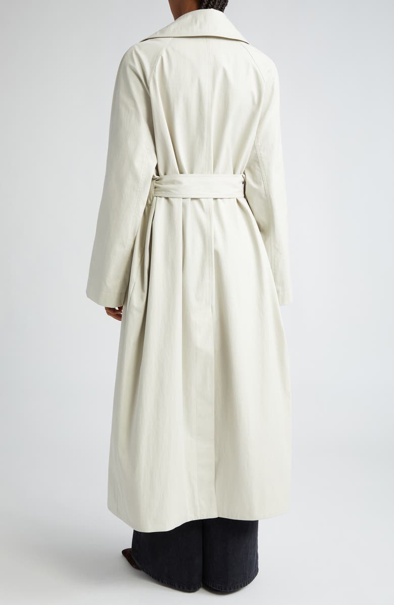 Khaite The Minnie Water Repellent Twill Long Swing Coat, Alternate, color, 