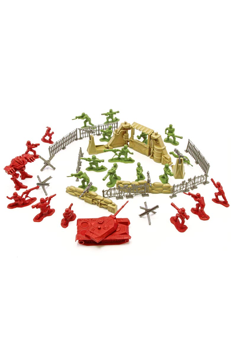 Lanard The Corps! Universe Army Playset, 104 Pieces, Alternate, color, Multicolored