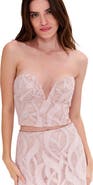 PatBO Aura Lace Bustier Top