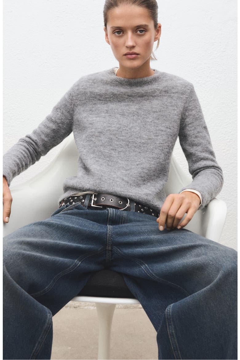 Crewneck Sweater, Alternate, color, GREY