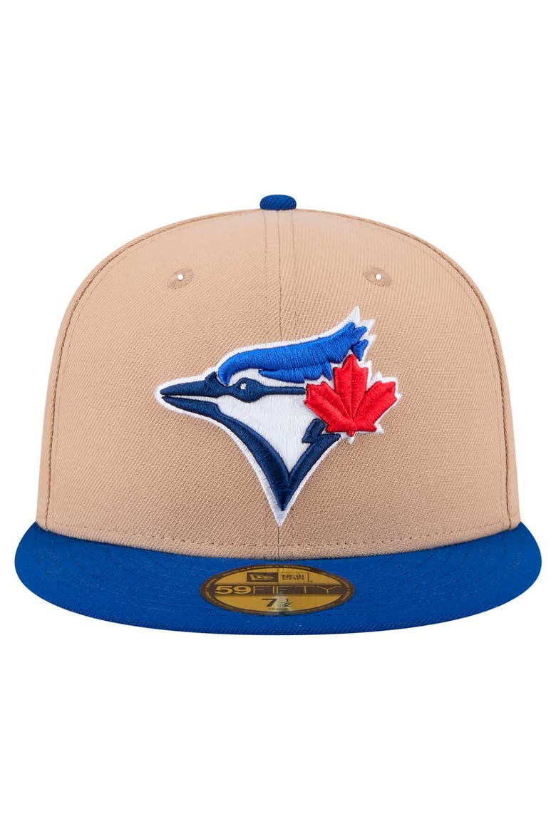 Men's New Era Khaki Toronto Blue Jays 59FIFTY Fitted Hat, Alternate, color, Khaki