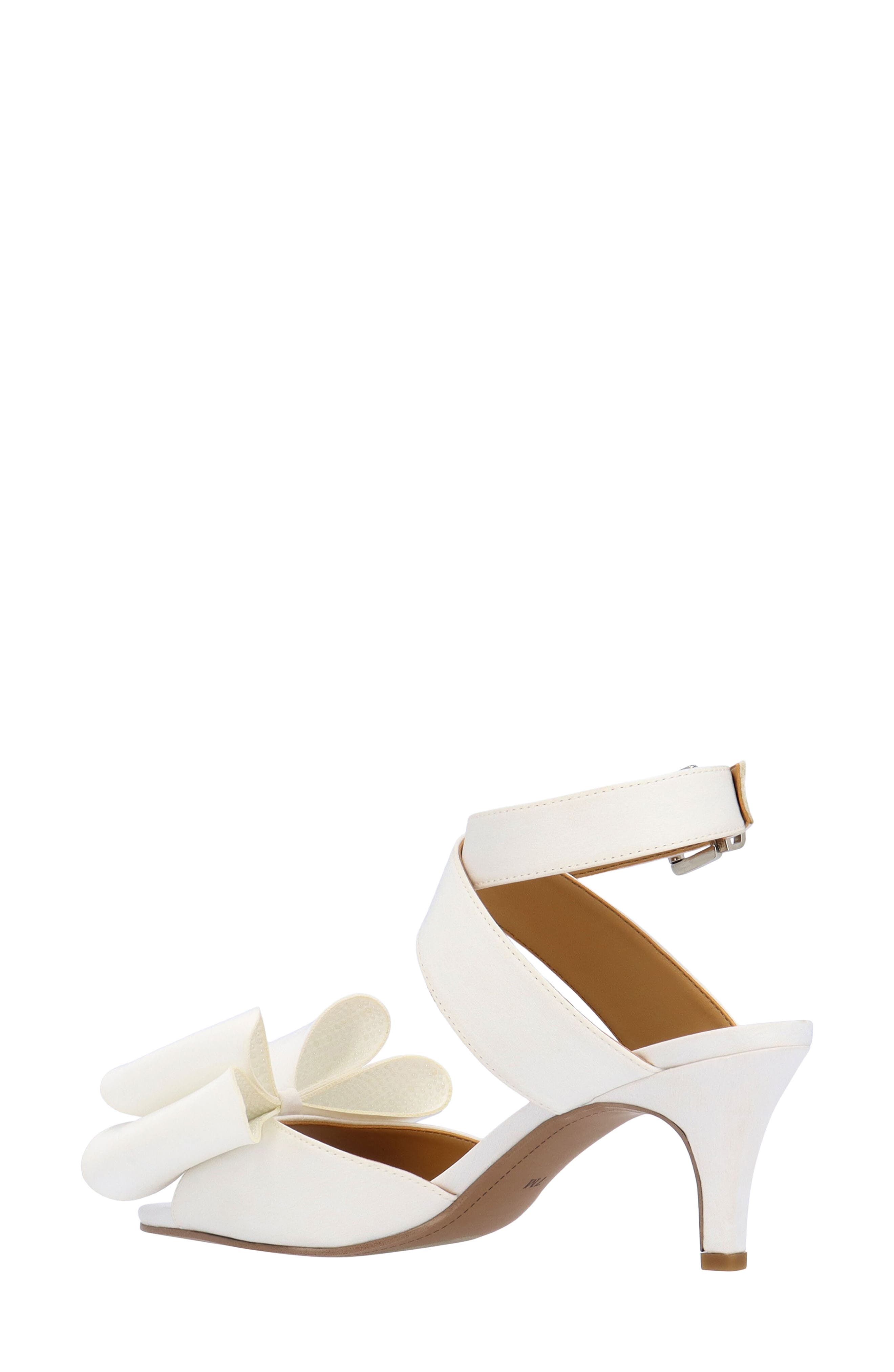 J. Reneé Nerelle Ankle Strap Sandal, Alternate, color, White