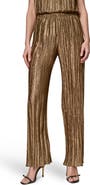 Donna Karan New York Pleated Wide Leg Pants