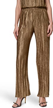 Donna Karan New York Pleated Wide Leg Pants