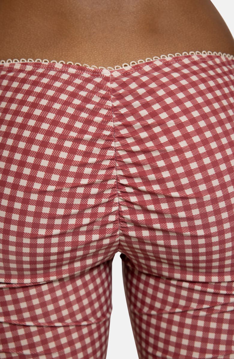 JADED LONDON Beach Capri Pants, Alternate, color, Red