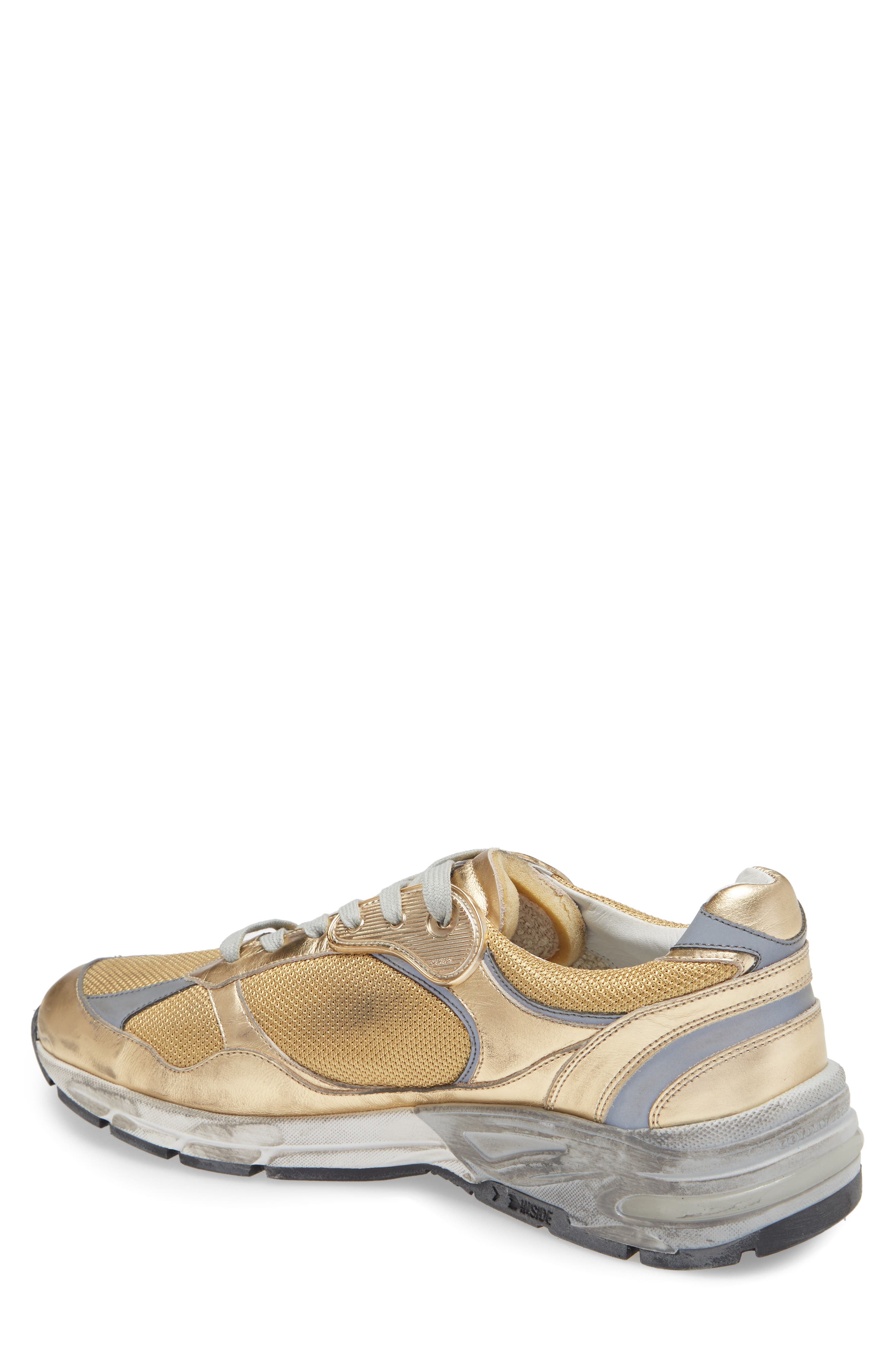 Golden Goose Dad-Star Metallic Sneaker, Alternate, color, 