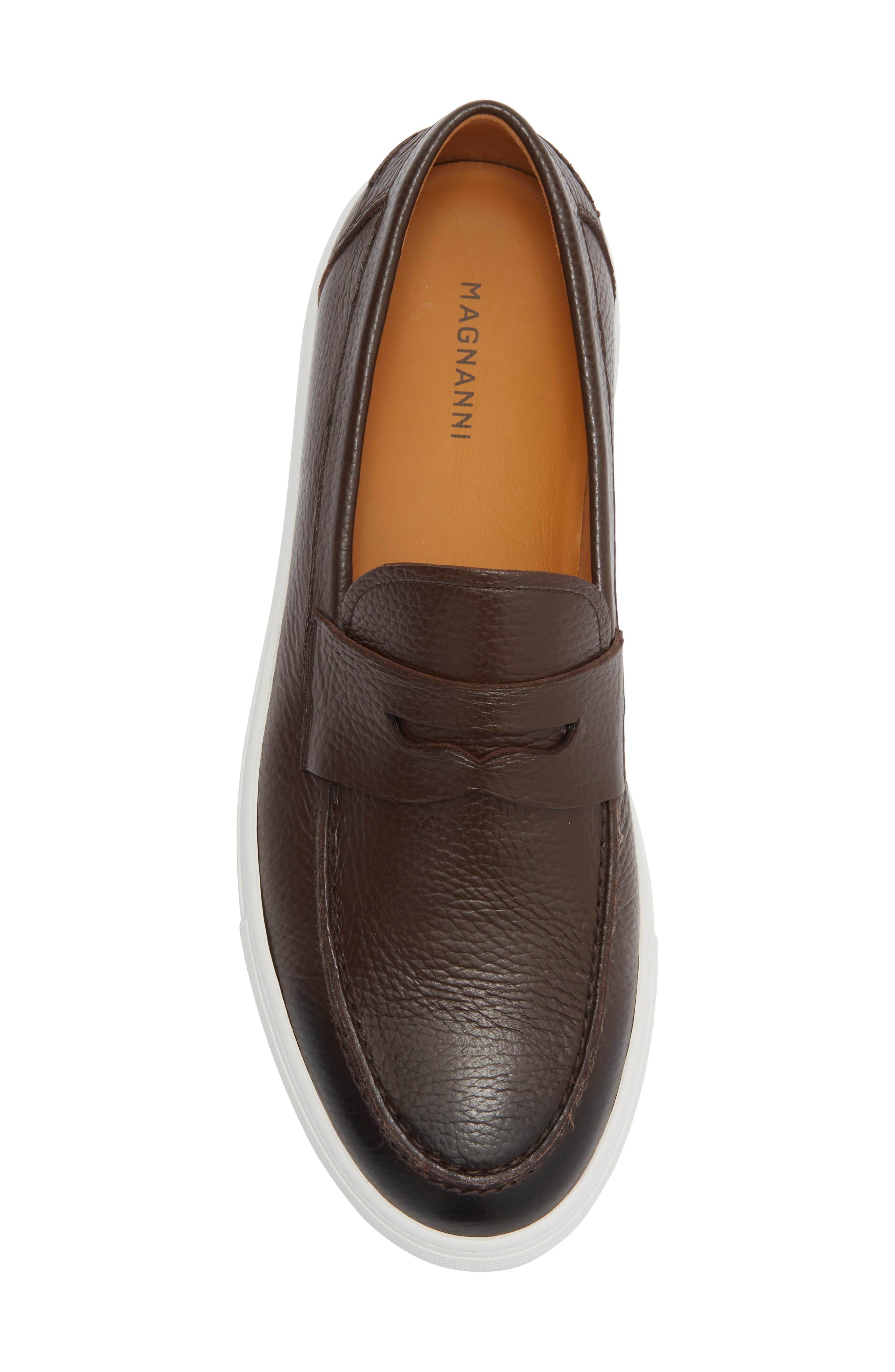 Johnny Penny Loafer Sneaker, Alternate, color, MID BROWN PEBBLE