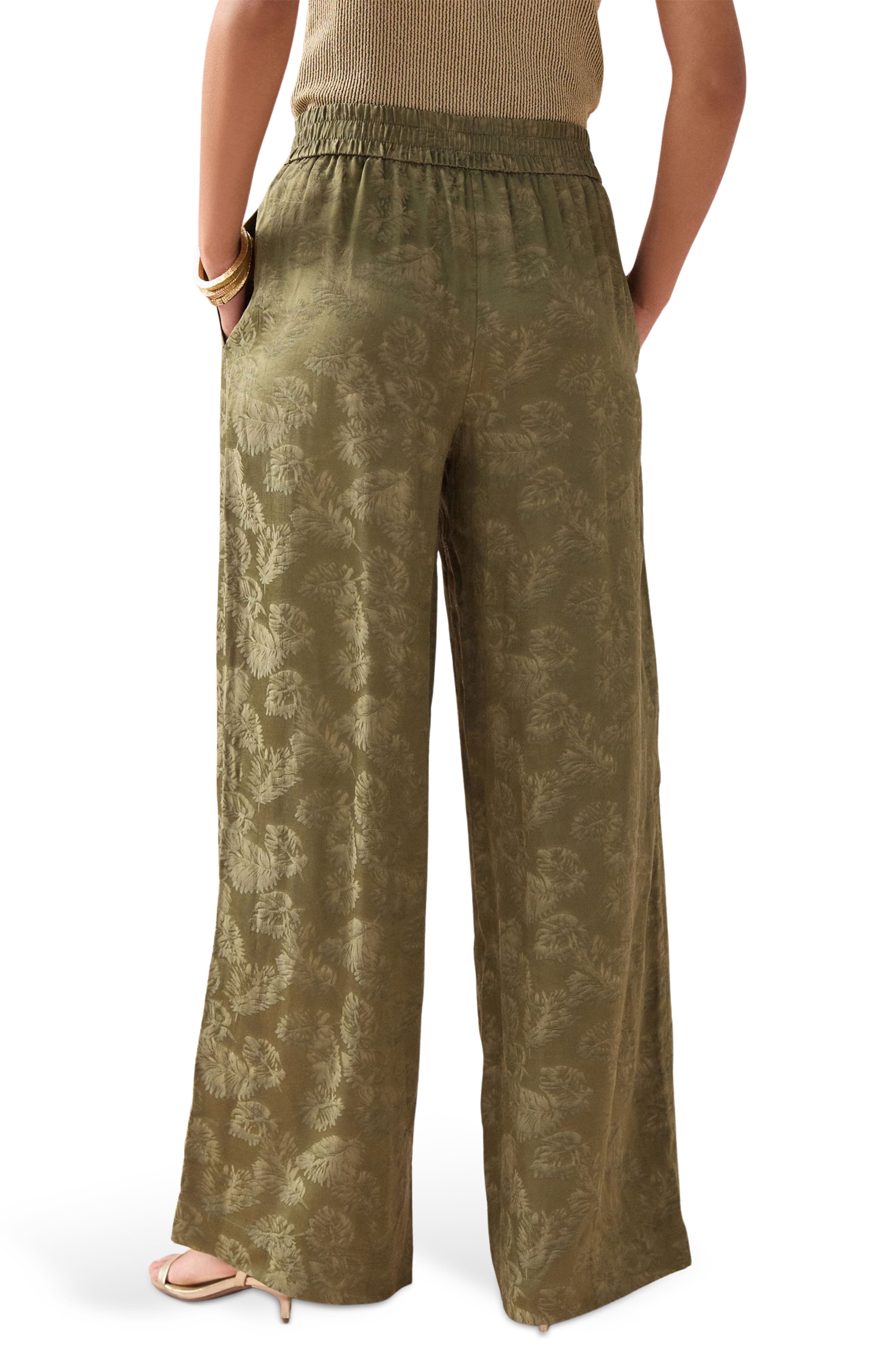 Jacquard Wide Leg Pants - image 2