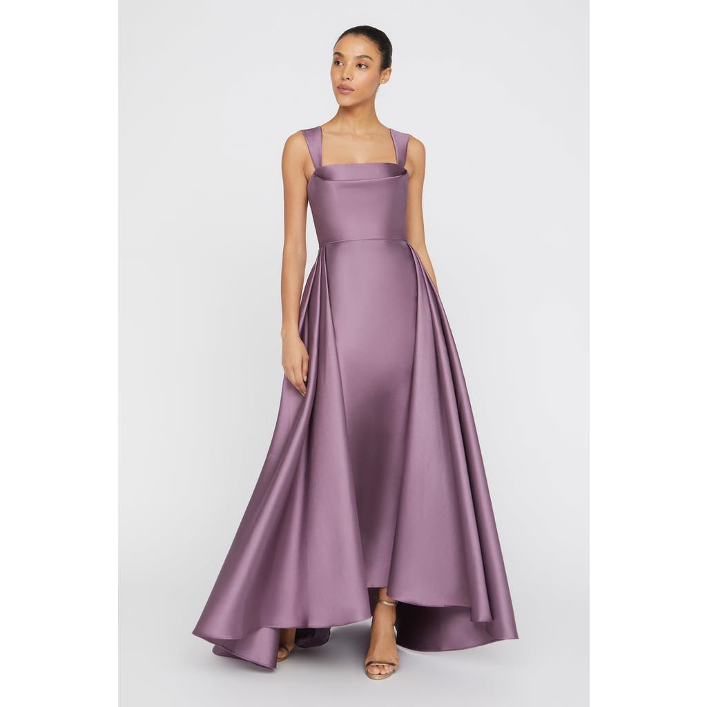 Theia Zendaya Mikado Gown In Purple