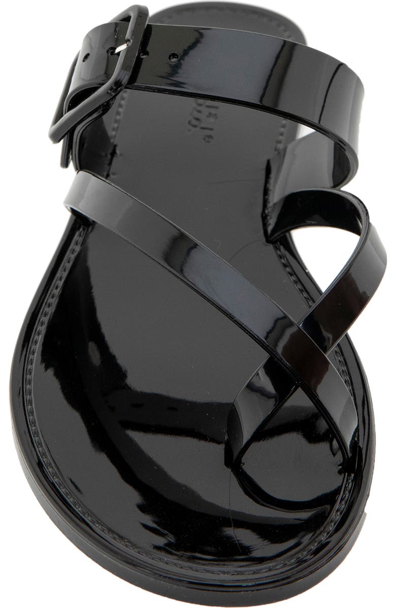 Splendid Susana Jelly Sandal, Alternate, color, Black Solid