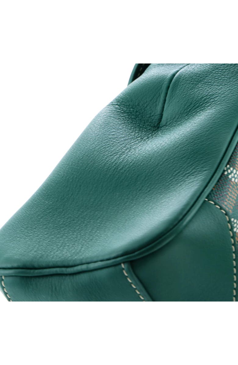 Pre-Owned Goyard Saigon Top Handle Bag Coated Canvas with Leather Mini, Alternate, color, Green