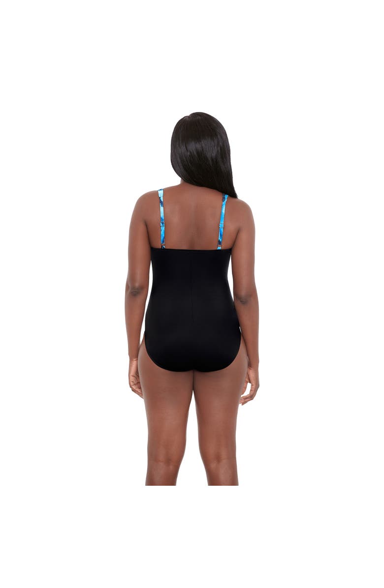 Trimshaper Megan V-Neckline One-Piece Swimsuit, Alternate, color, Reverberate