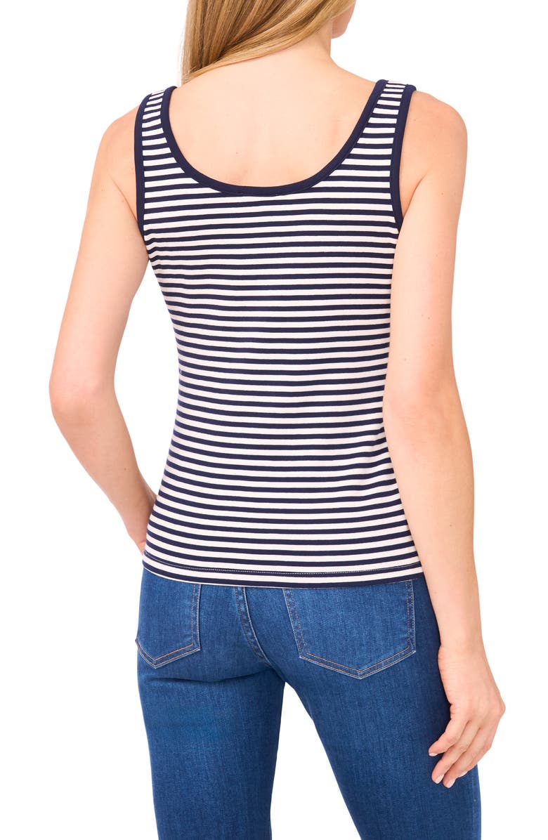 CeCe Stripe Rib Tank, Alternate, color, 