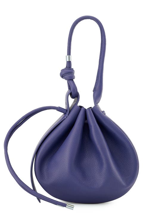 Medium Ina Pebble Leather Shoulder Bag