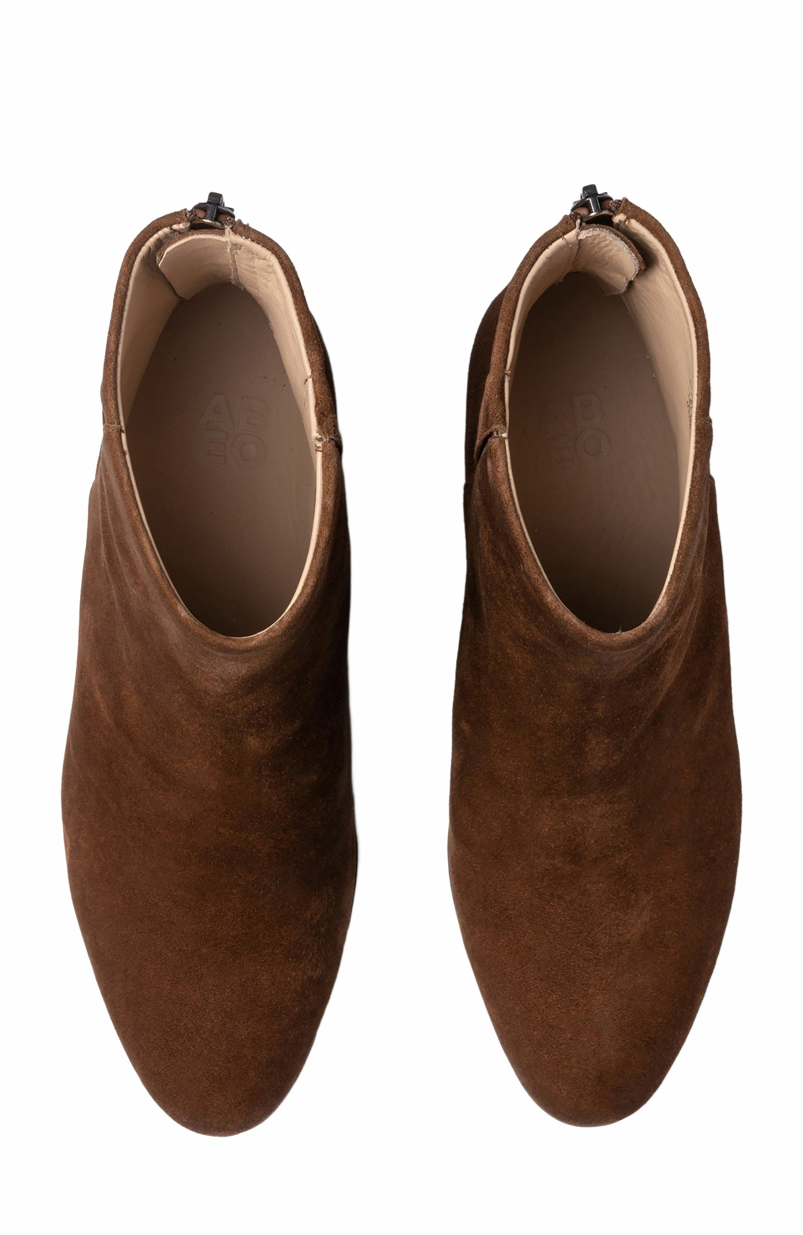 Plaza Back Zip Boot, Alternate, color, Caramel - Regular