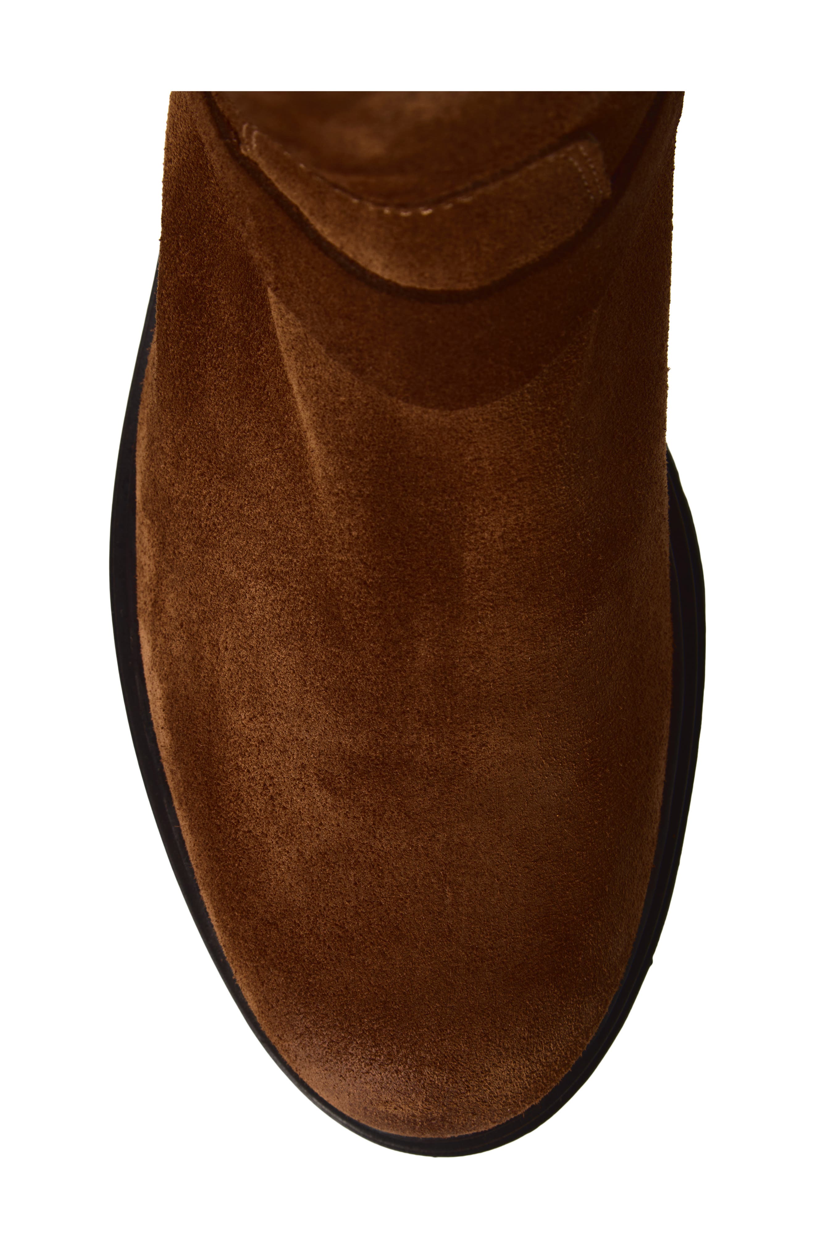 Laureen Leather Boot, Alternate, color, BRANDY SUEDE