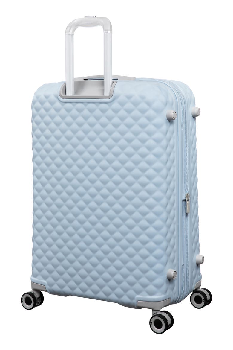 Glitzy 27-Inch Softside Spinner Luggage, Alternate, color, BALLAD BLUE