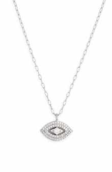 Nadri Daylight Evil Eye Pendant Necklace