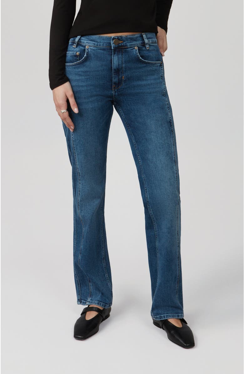 Lola Jeans Jasper Mid Rise Straight Jeans, Main, color, 